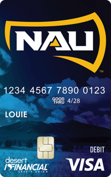 NAU debit card