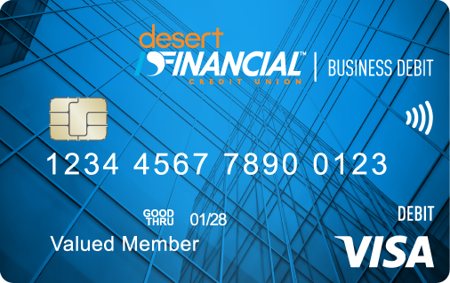 Desert Financial business card