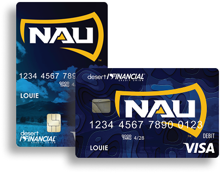 NAUand Desert Financial debit cards